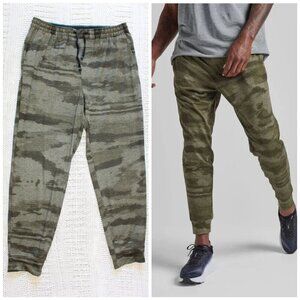 Stance Primer Men's Jogger Size Large Pants elastic waist Drawstring Army Green